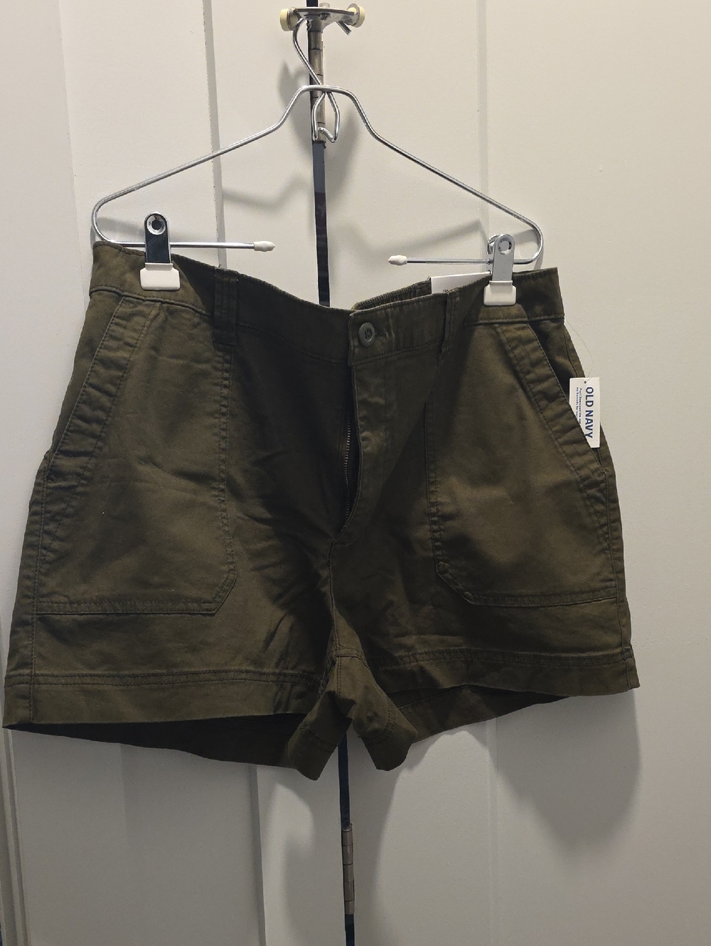 Old Navy Olive Green Utility Bermuda Shorts